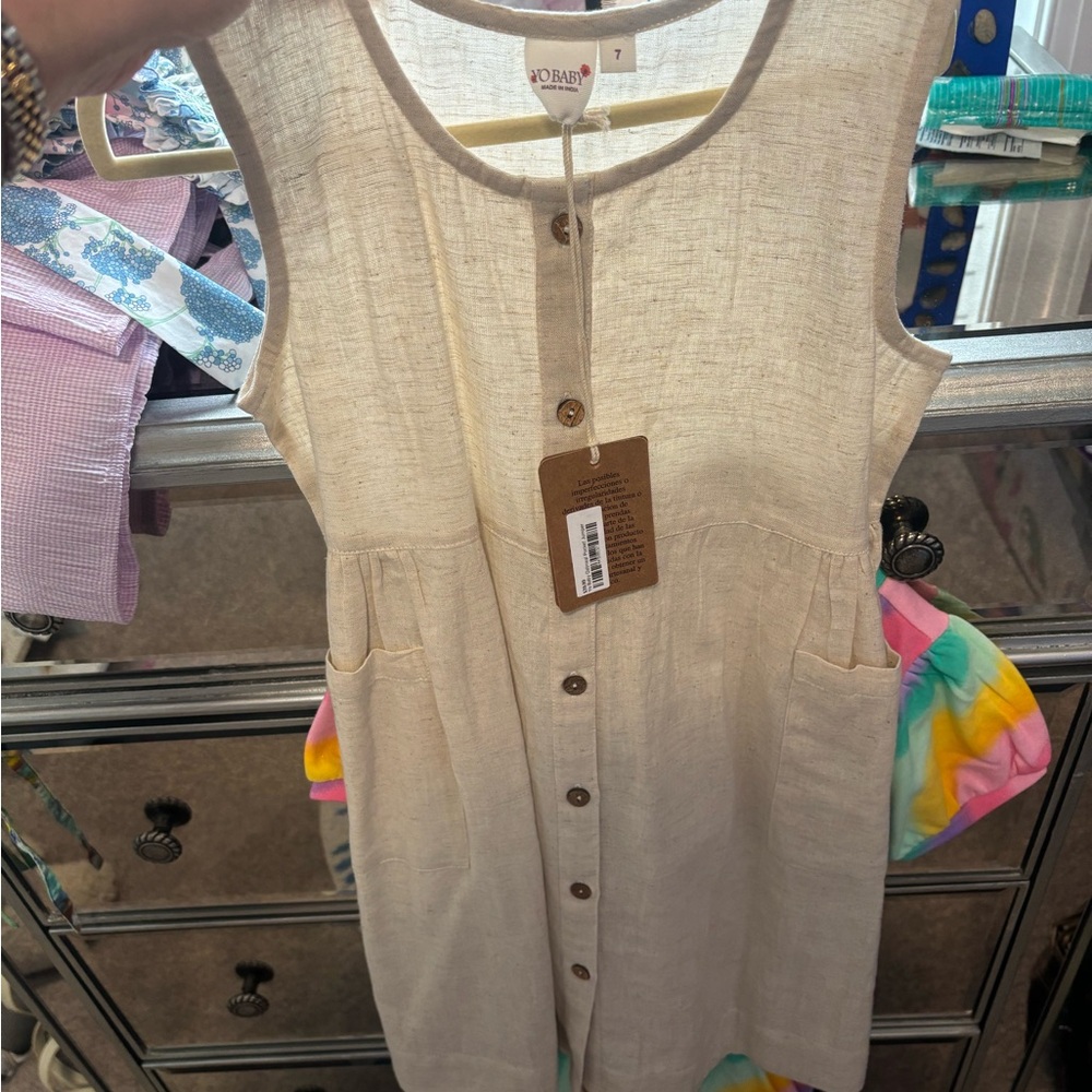 Girls neutral dress Jo baby brand